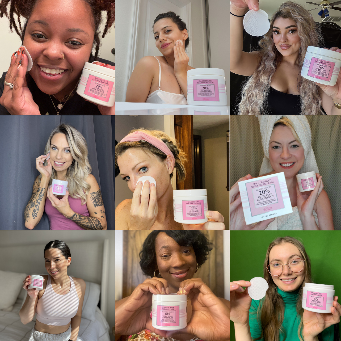 Glow Pads with AHA