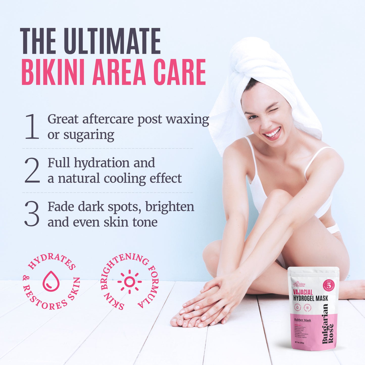 Hydrogel Vajacial Kit - Bulgarian Rose
