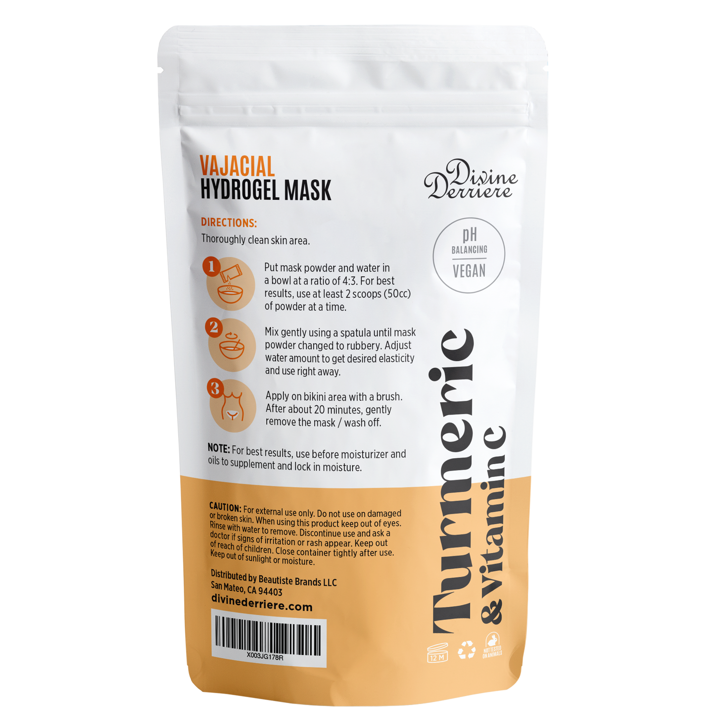 Hydrogel Vajacial - Turmeric & Vitamin C