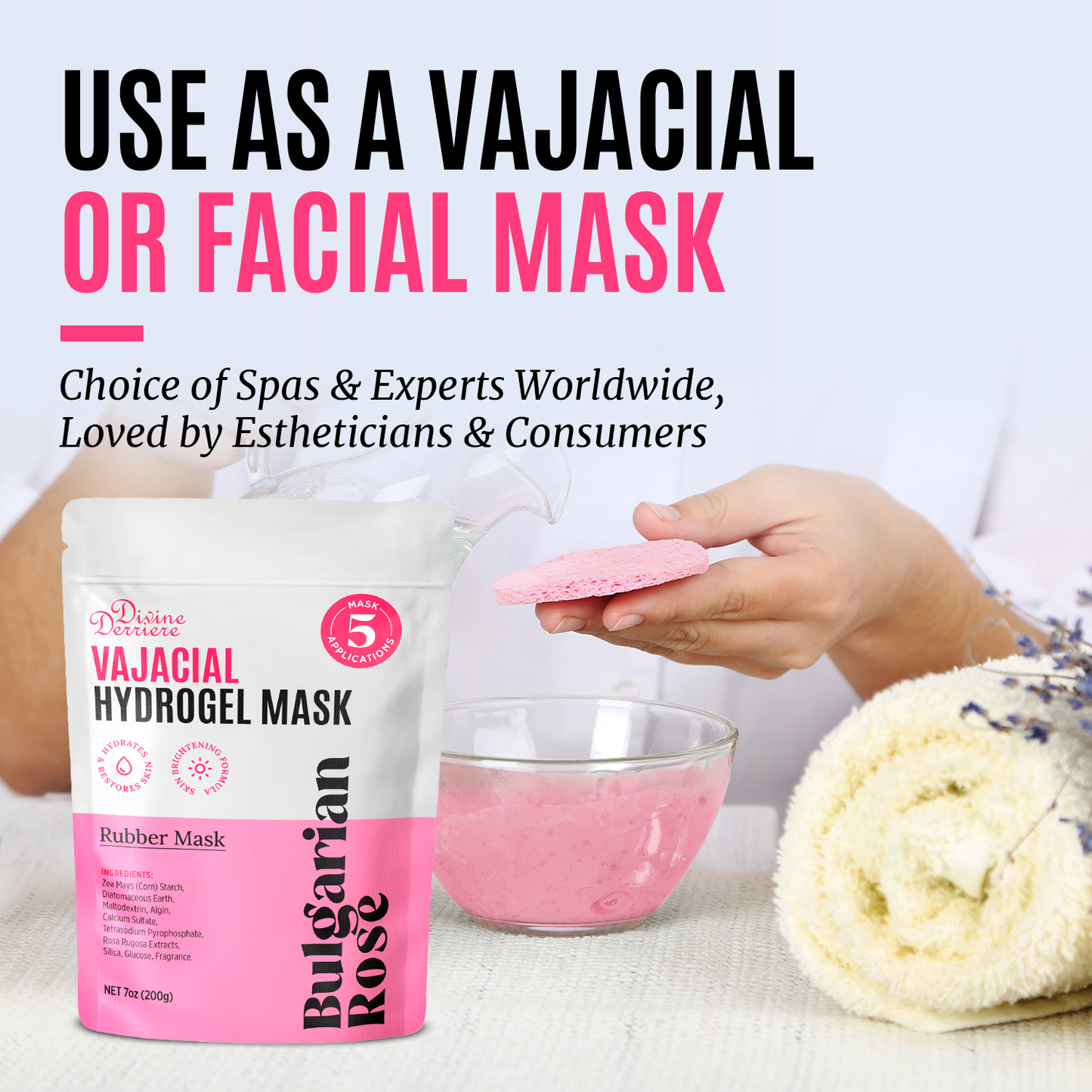 Hydrogel Vajacial Kit - Bulgarian Rose