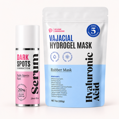 Dew Your Thing Duo: Dark Spot Serum, Hyaluronic Vajacial Kit