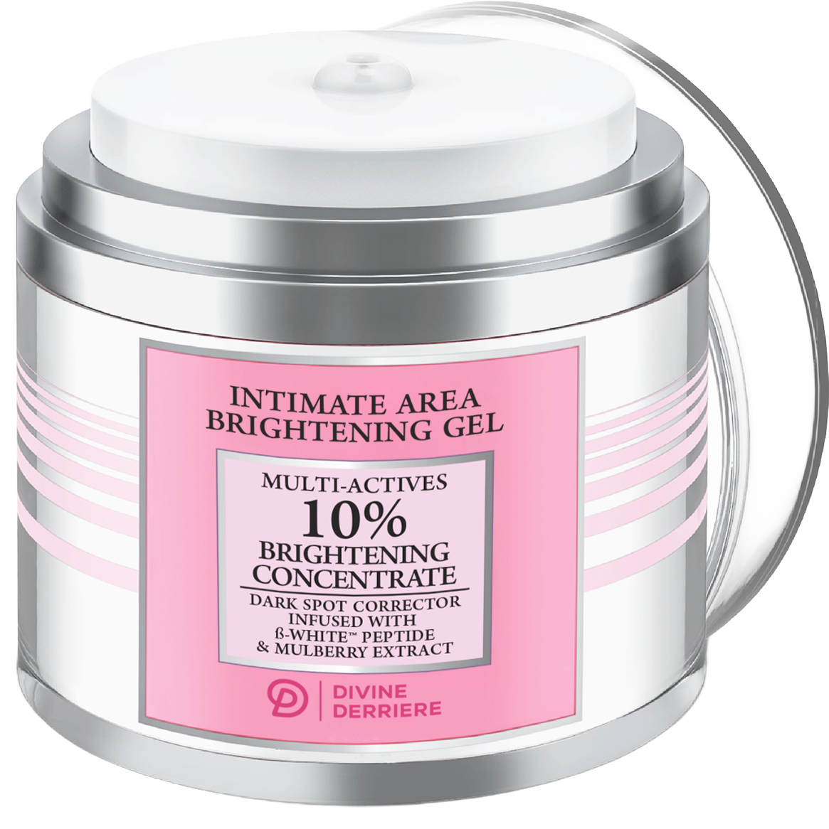 Divine Derriere current product packaging on a transparent background