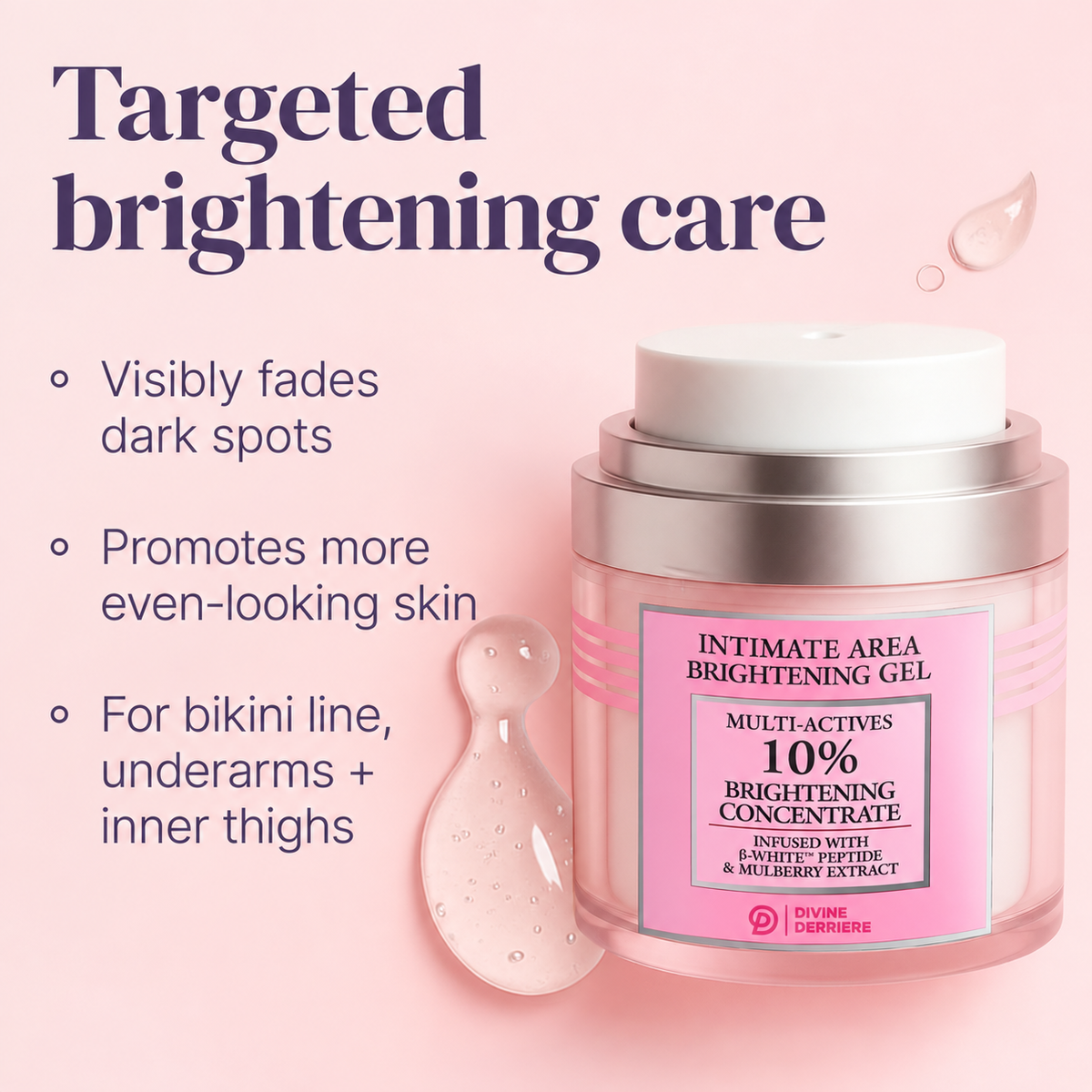 Intimate Brightening Gel: targeted care for dark spots and uneven-looking skin