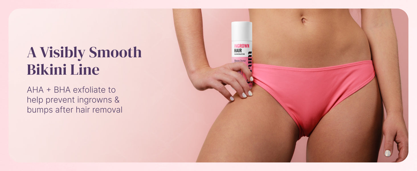 Body-care routine at the bikini line